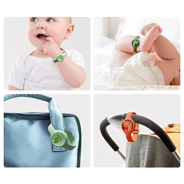 🦟 Bracelet Anti-Moustique Naturel — Protection Douce pour Bébé & Enfant