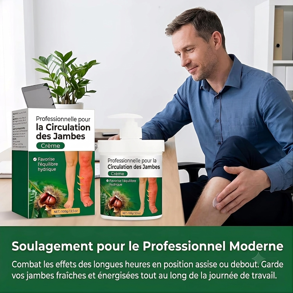 Timilk Crème Professionnelle pour la Circulation des Jambes