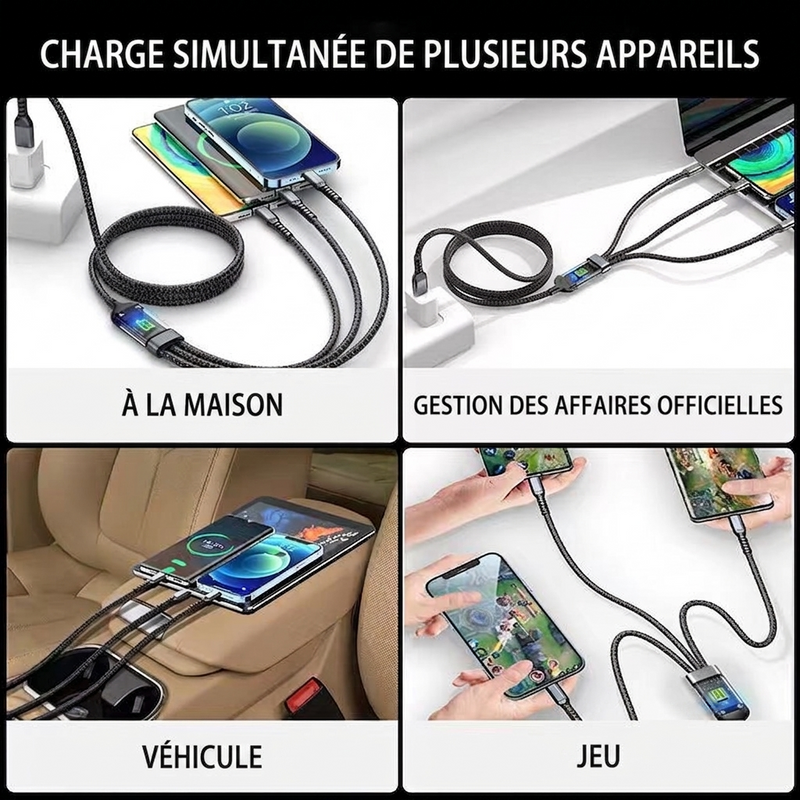 Câble tressé nylon résistant