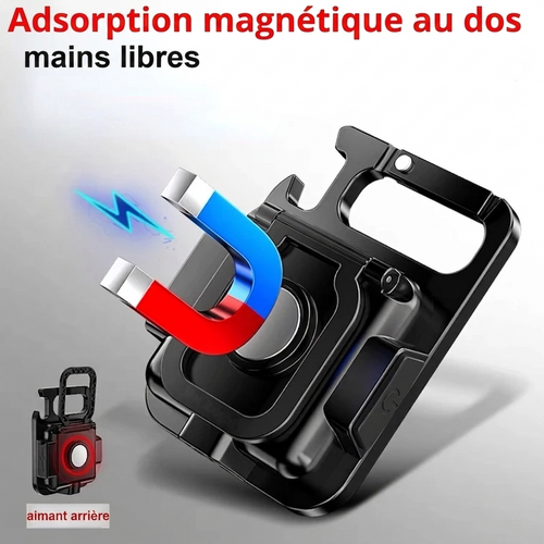 Lampe Porte-Clés COB – Éclairage Puissant Toujours avec Vous