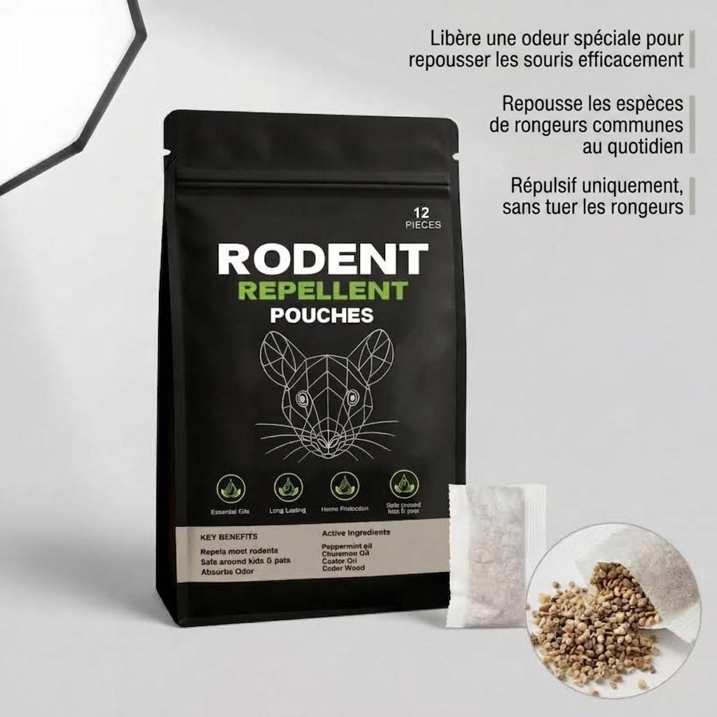 Rodent Repellent Pouches™ — Éloignez les Rats & Souris de Votre Maison